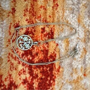 Pandora Silver Tree of Life Pendant Necklace